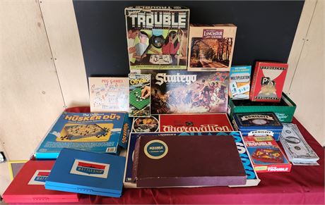 Large lot of board games