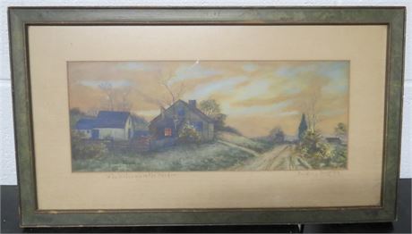 "The Welcome In The Window" Print By Burden Deppish