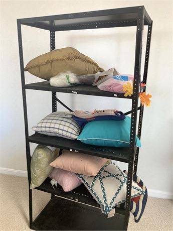 Metal Shelving & Contents