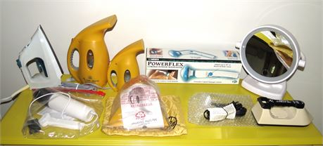 Irons, Steamer, Portable Vac, Massager, Mirror
