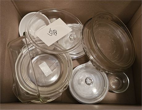 Mixed Glass Baking Pans, Pie Pans & More