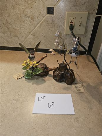 Norman & Judith Brumm Metal Bird Sculpture Art