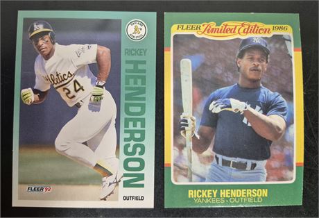 Rickey Henderson Cards