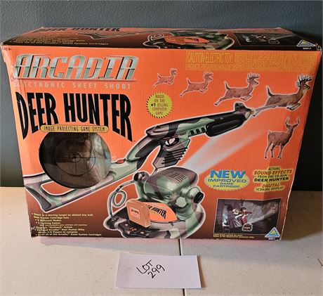 Arcadia Electronic Skeet Shoot Deer Hunter Projecting Game System