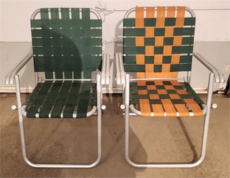 Webbed Folding Chairs
