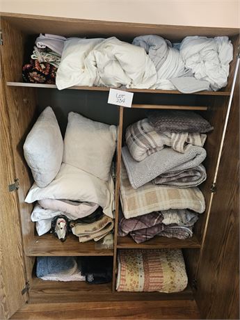 Closet Cleanout: Blankets, Sheets, Pillows, Rugs & More
