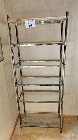 Brass & Glass Shelf