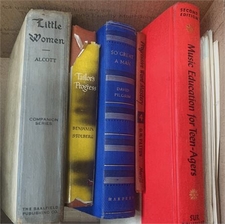 Vin Hardcover Books - Saalfield Publishing Co. Edition of Little Women & More