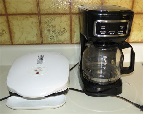 George Foreman Grill & Coffee Maker