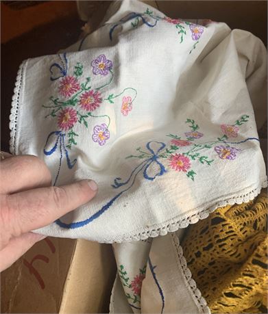Vintage Dollies, Tablecloths & More