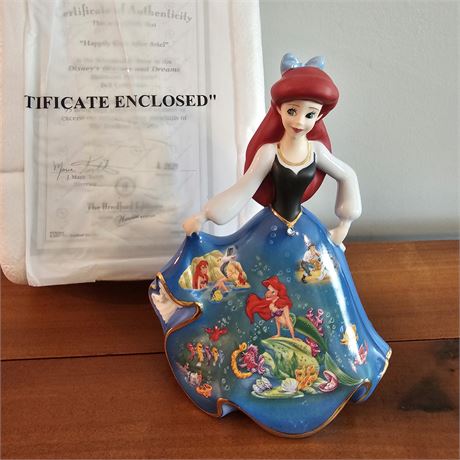 "Happily Ever After Ariel"~Heirloom Porcelain Bell Collection w/COA