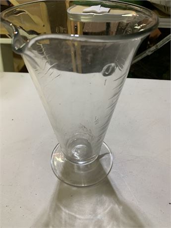 Vintage Graduate Glass Science Beaker