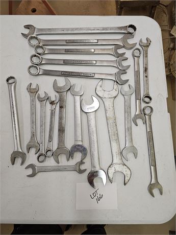 Mixed Large Wrench Lot : Craftsman / Williams / Proto & More