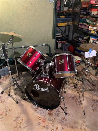 Pearl Export Series Drum Set Comes With Zildjian Cymbals