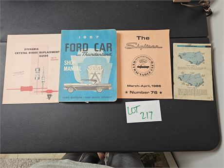 1957 Ford Thunderbird / Ford Shop Manual & More