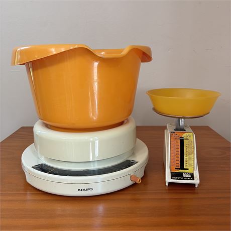 Vintage Krups and Borg Kitchen Scales