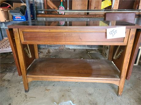 Lane MCM Winged Couch Table