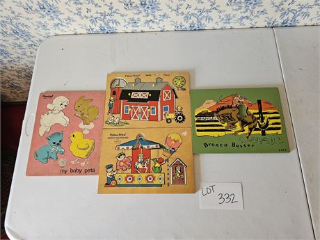 Vintage Children's Wood Puzzles