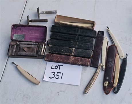 Straight Razors- Maker, Style & Size Vary