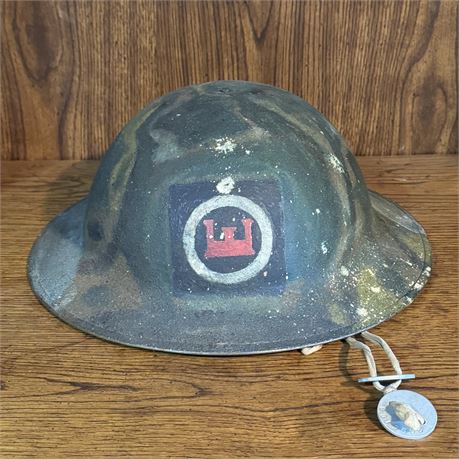 Original WWI M1917 Doughboy US Military Helmet