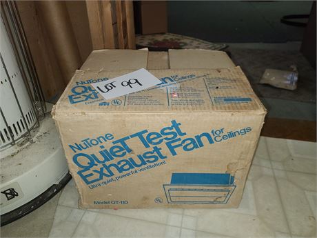 Nutone Quiet Test Exhaust Fan - In Box