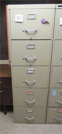 5 Drawer Filing Cabinet