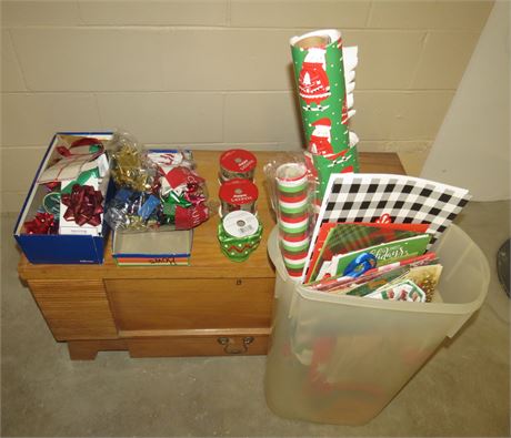 Christmas Gift Wrapping Supplies