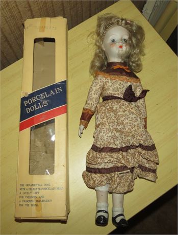 Vintage Porcelain Doll