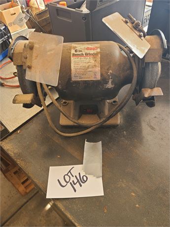 Collins Tool Quality 6" Bench Grinder Model:TG14030