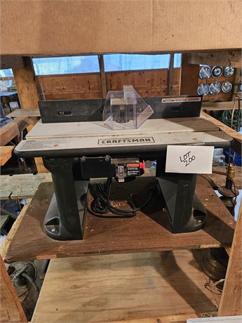 Craftsman 2hp Router & Router Table