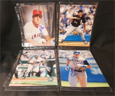 4 Signed 8x10 Photos