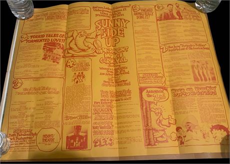 Poster Lot -  1960s Hippie Poster by Rick Reinert, Easy Rider Movie