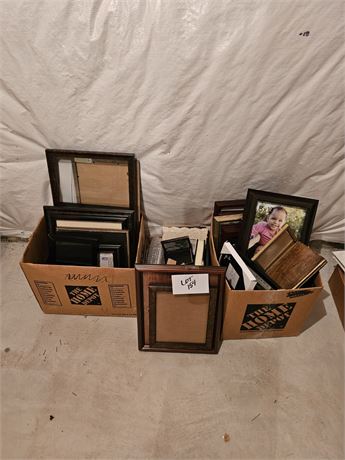 Large Mixed Picture Frame Lot
