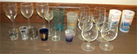 Assorted Glassware