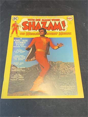 Vintage DC Comics With One Magic Word Shazam Vol 4 NO C-35 APR-May 1975