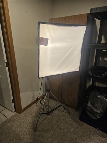 Photography Soft Box Mounted On Light Stand