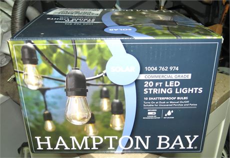 Hampton Bay 20' String Solar Lights