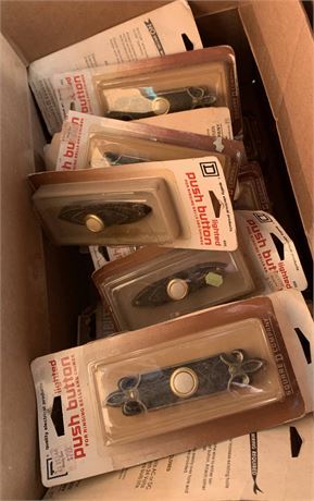 Square Company 886 Lighted Push Buttons For Ringing Bells & Chimes - 1 Box