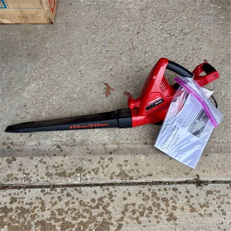 Troy Bilt Electric Blower/Vacuum w/ Manual - TB197BV