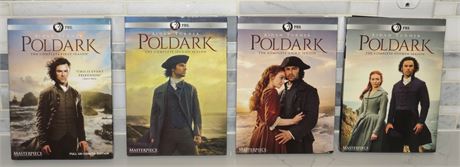 Poldark Series, Seasons 1-4 DVD's