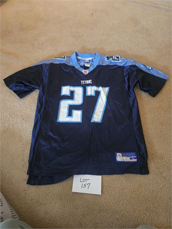 Eddie George Titans Jersey Size Large