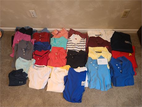 Men's Mixed Polo Lot: Jerzee/Sonoma/Nautica & Much More