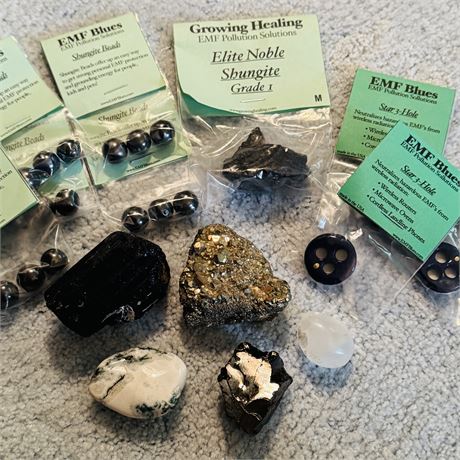 Mineral Specimens and New EMF Pollution Solutions Lot