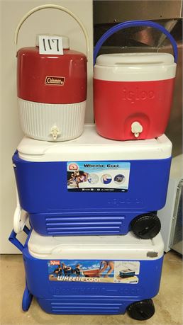 Assortment of Coolers