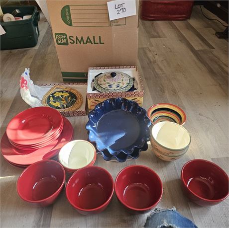 Mixed Dinnerware- Home Trends, Swirl, Stoneware & More