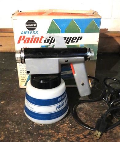 Burgess Airless Paint Sprayer