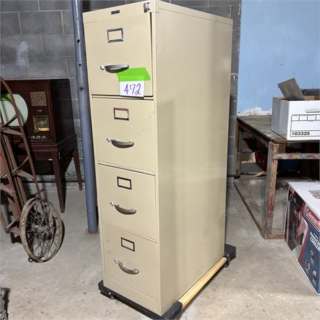 Anderson Hickey Co. Four Drawer Filing Cabinet