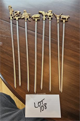 Coppersource Stainless Steel Meat Skewers