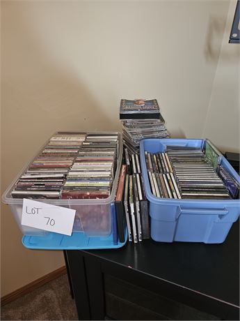 Large Lot of Mixed Music CD's