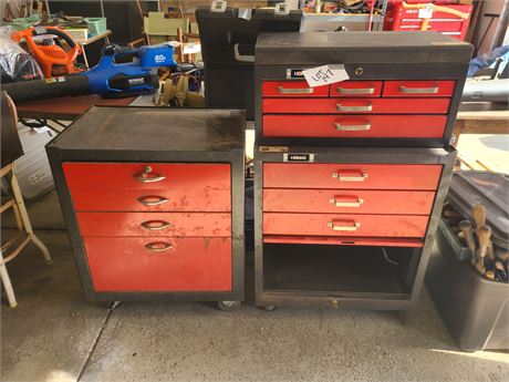 3pc Homak Tool Chest with Keys